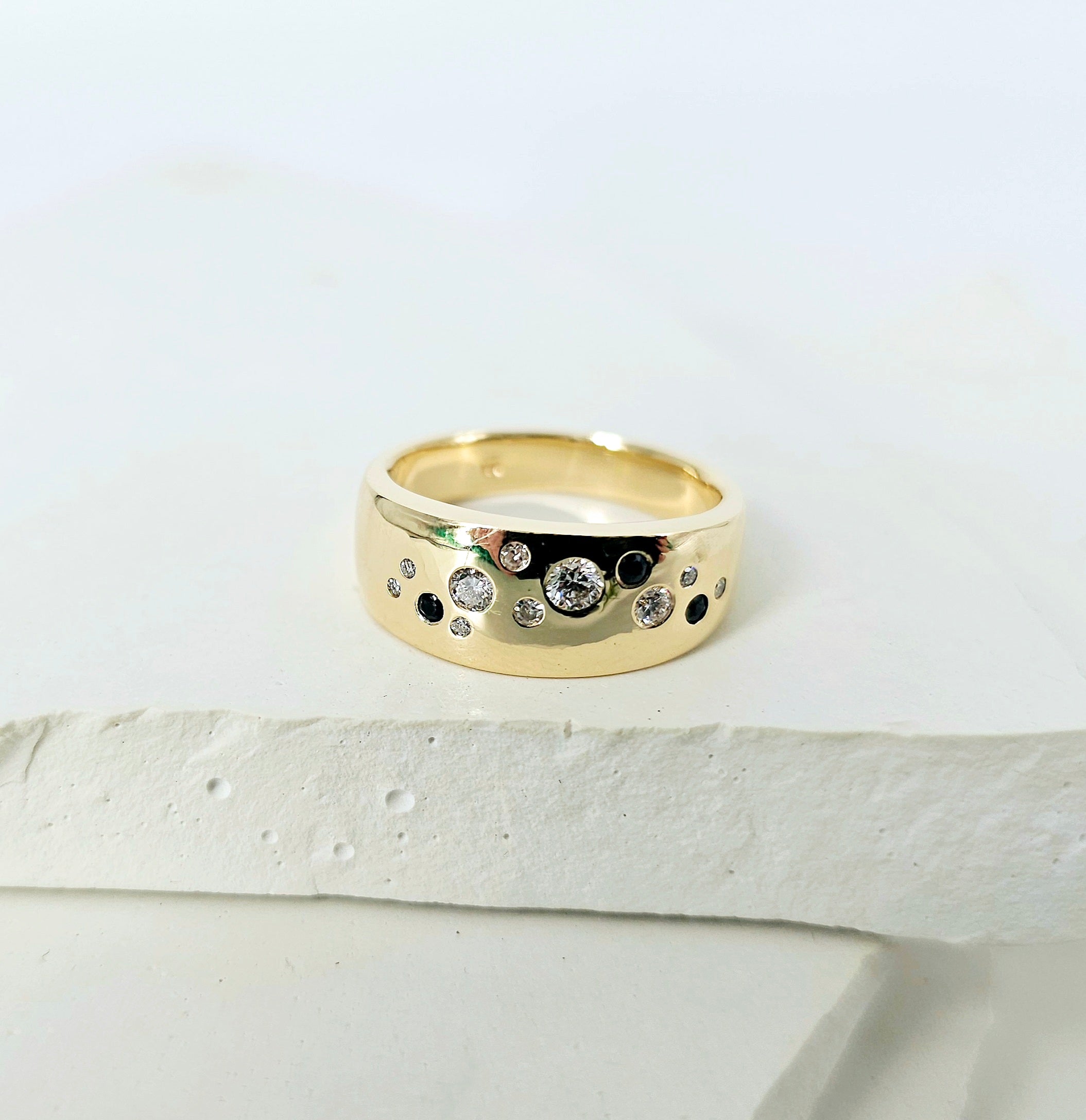 Multi Stone Galaxy Ring