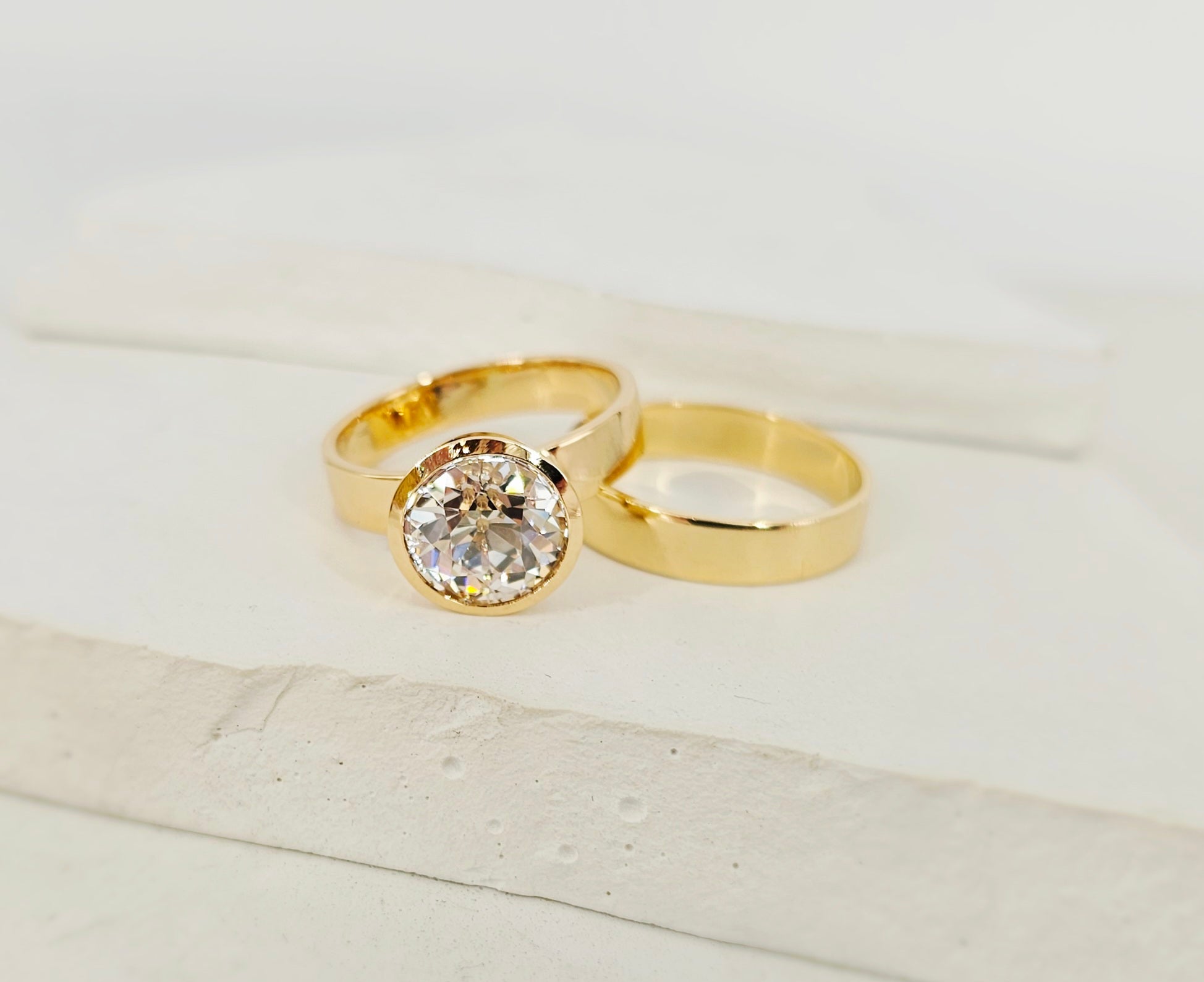 Engagement & Wedding Band Combo