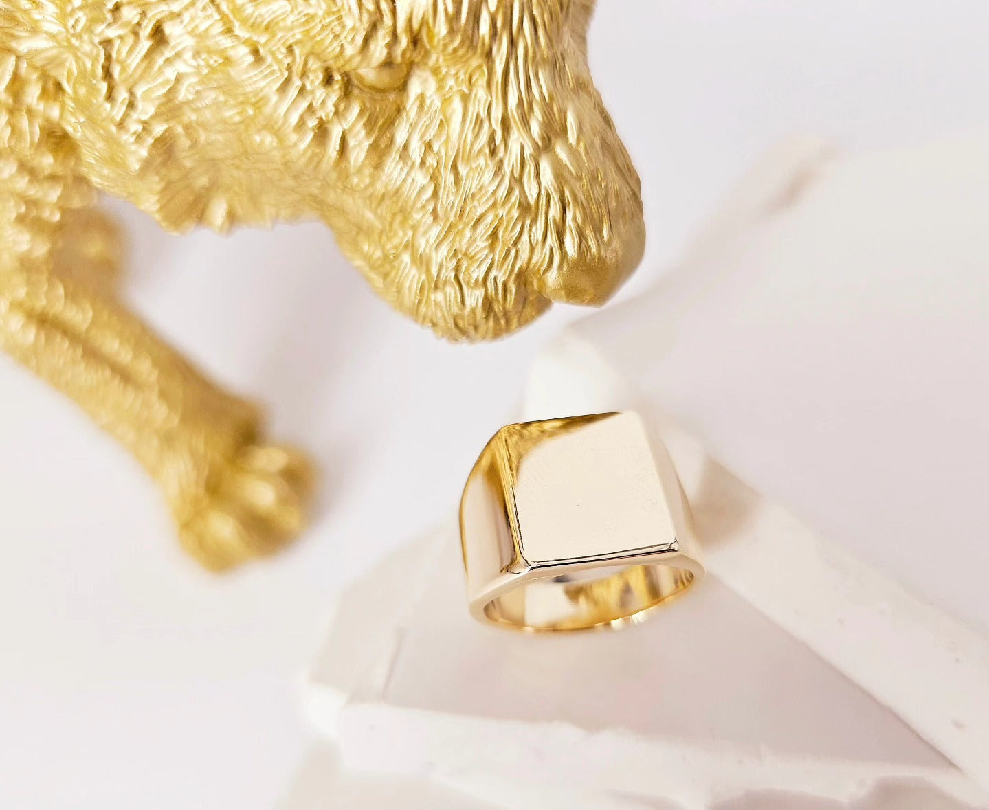 Crafting a signet ring that's both a statement and timeless? &nbsp;Yes, please!