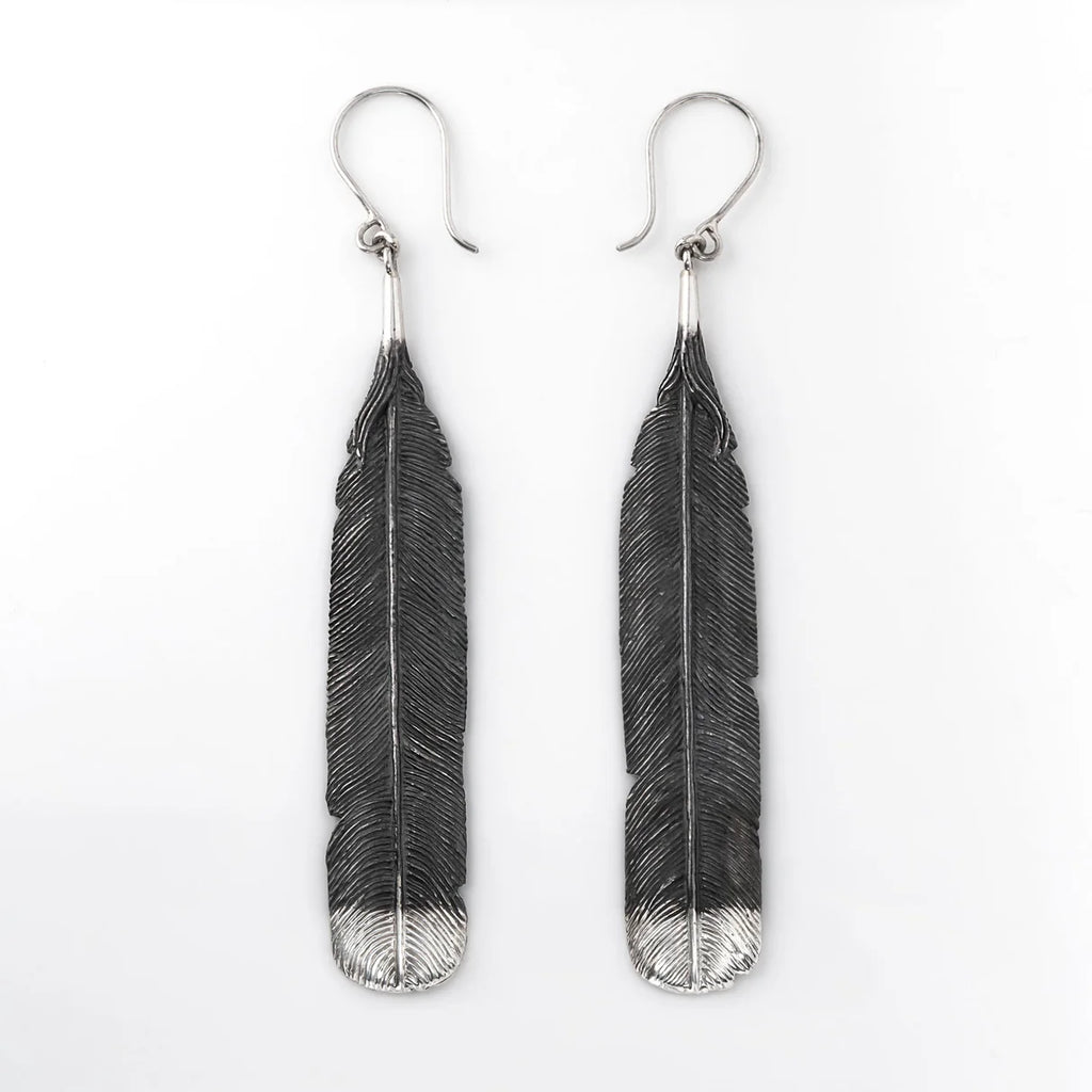 Huia Feather Earrings