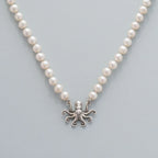 Mini Kraken Octopus Pearl Necklace