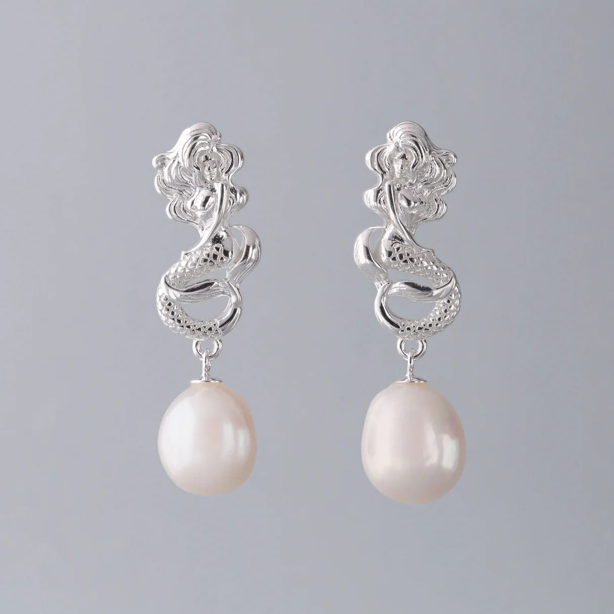 Mermaid Pearl Drop Earrings
