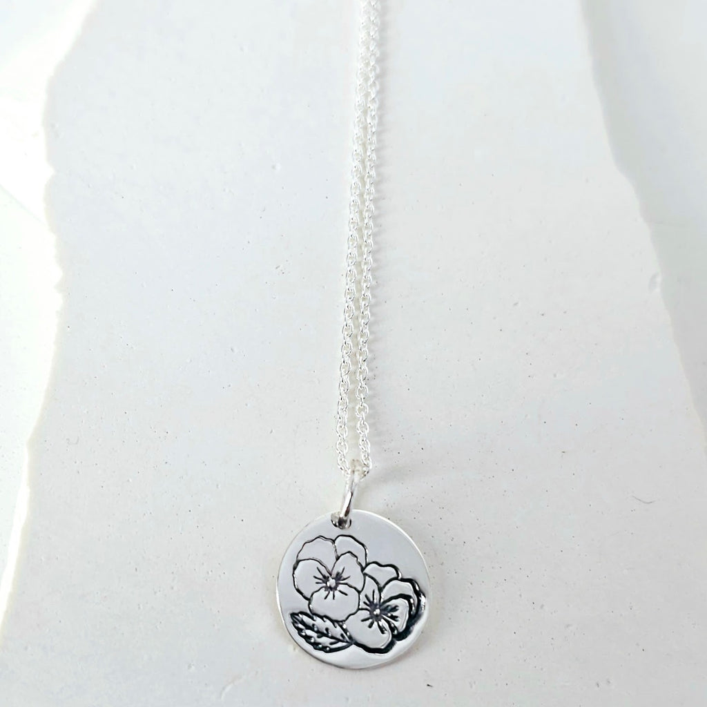 Celebrate Their Story: February - The Birth Flower Pendant