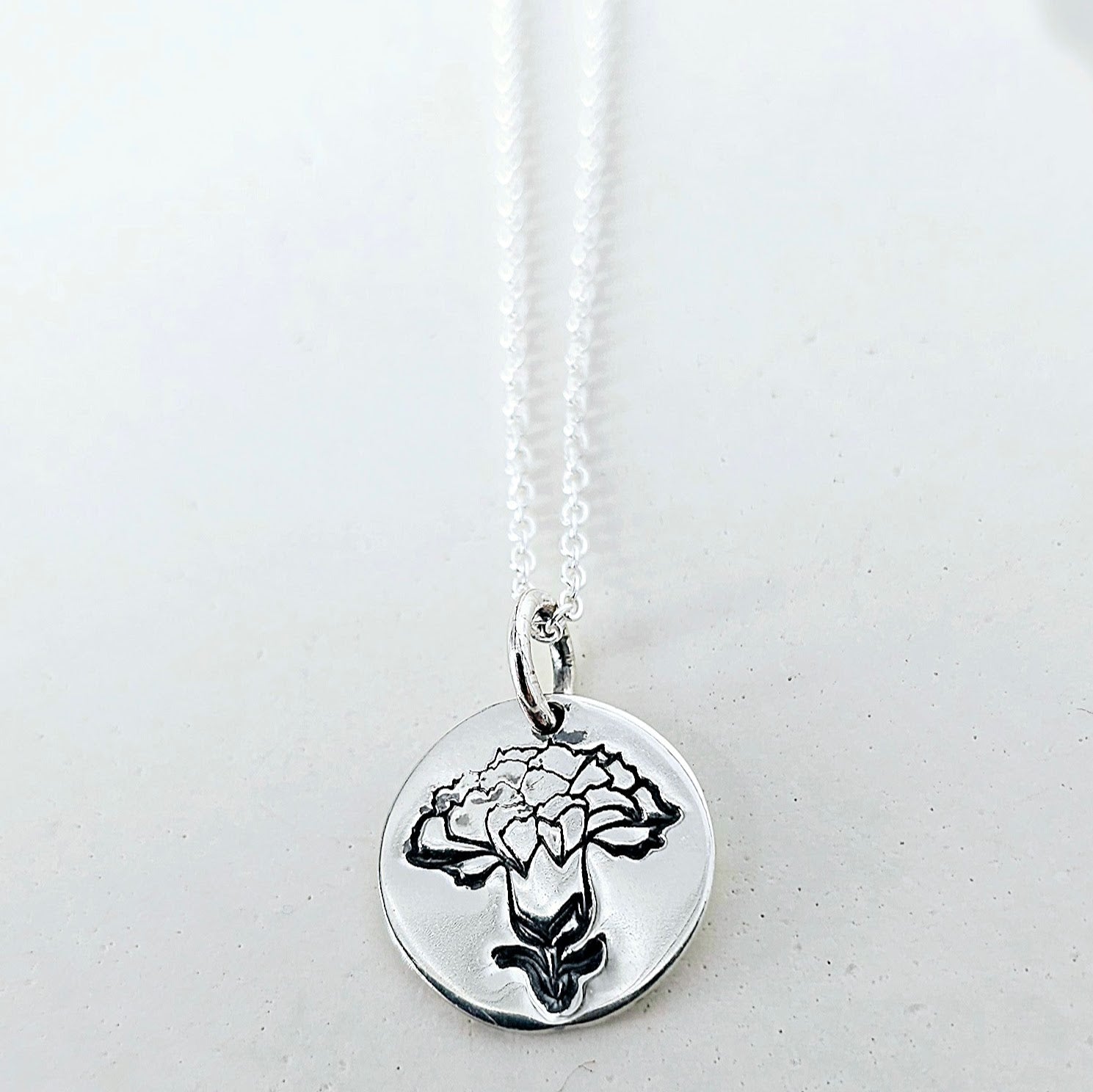 Celebrate Their Story: January - The Birth Flower Pendant