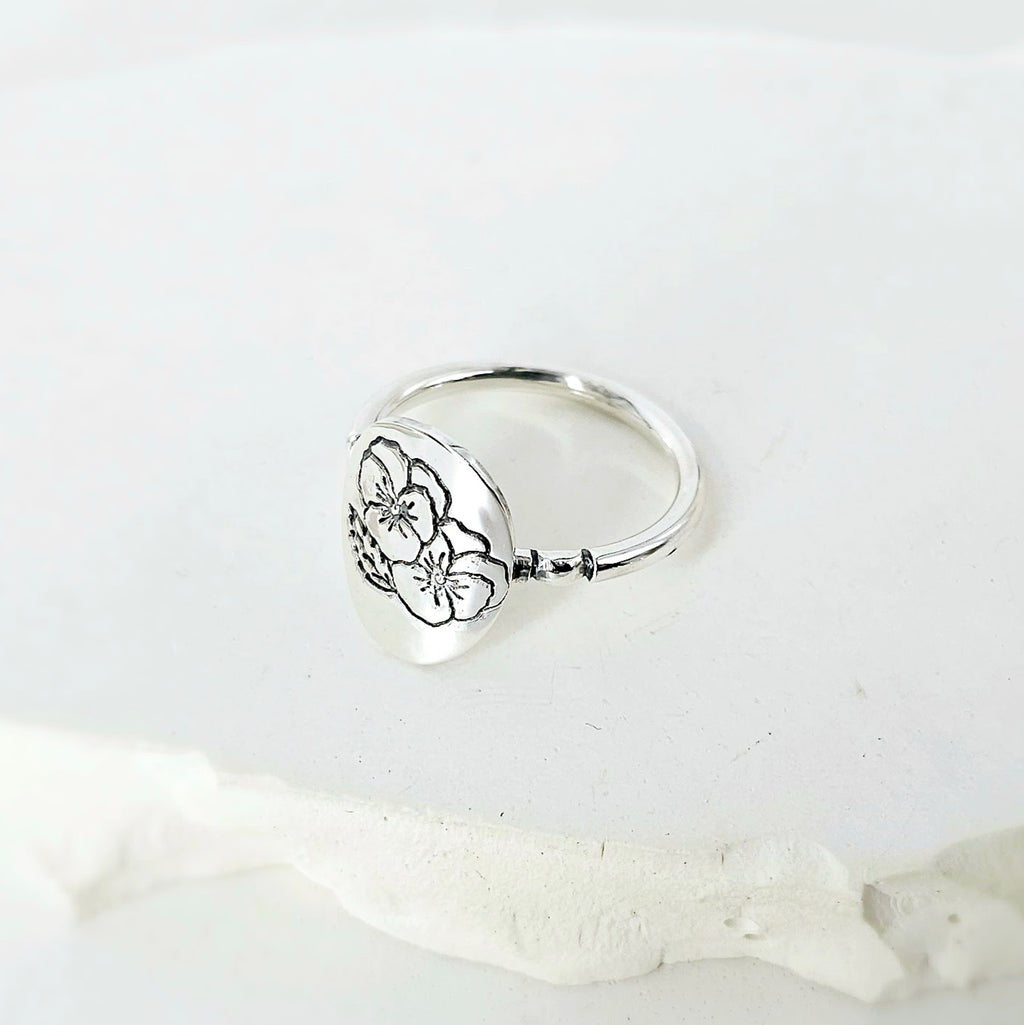 Celebrate Their Story: February - The Birth Flower Ring