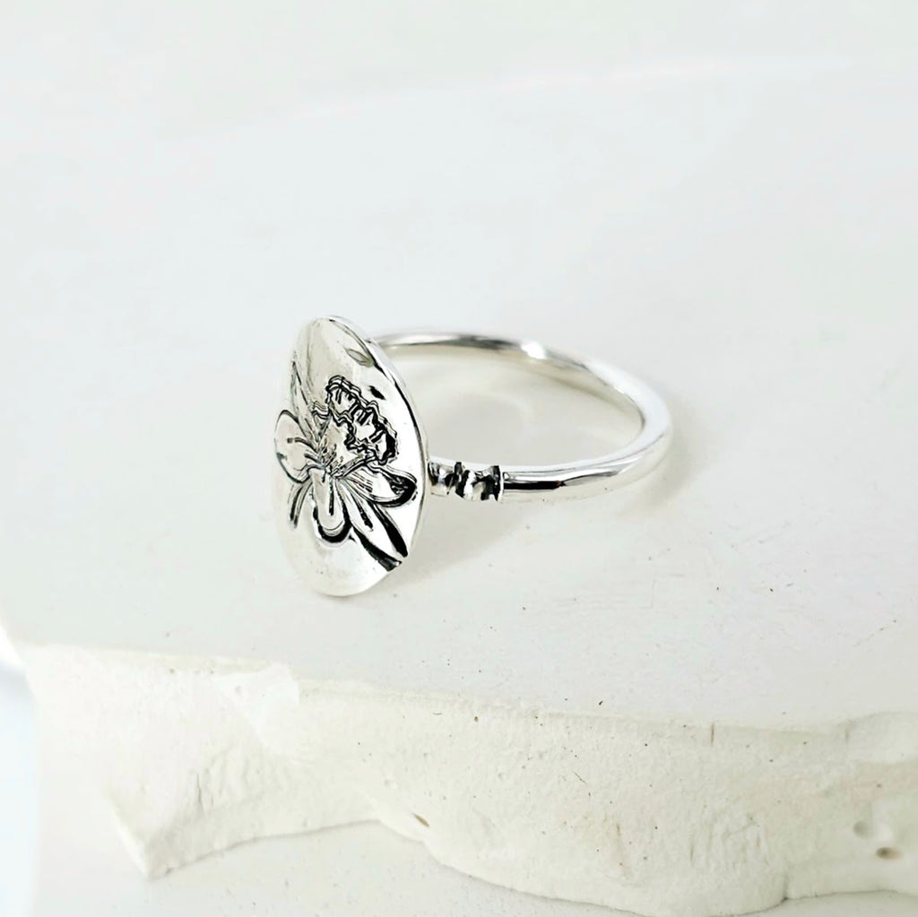 Celebrate Their Story: March - The Birth Flower Ring