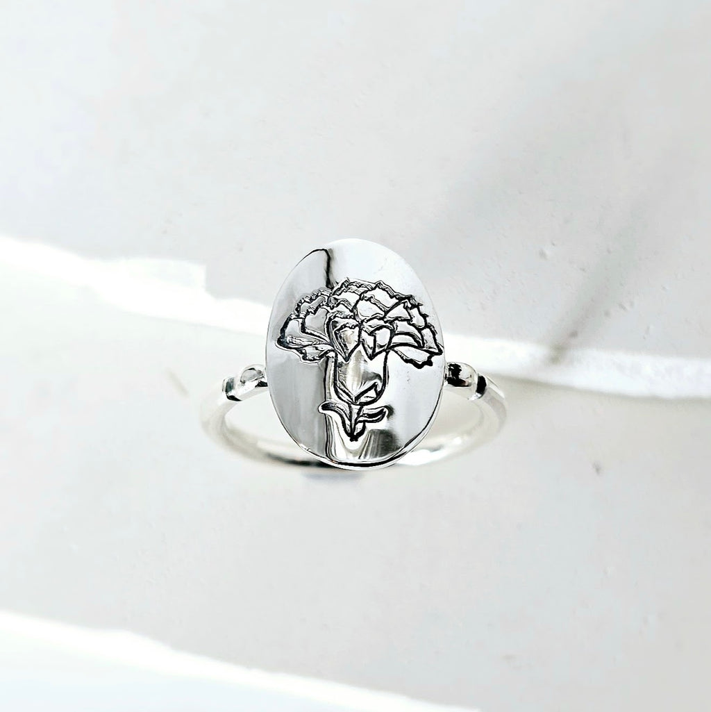 Celebrate Their Story: January - The Birth Flower Ring