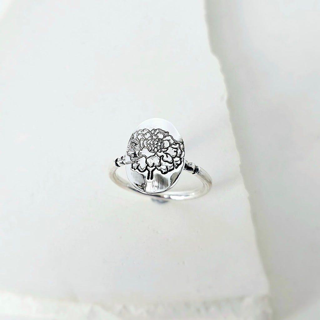 Celebrate Their Story: October - The Birth Flower Ring