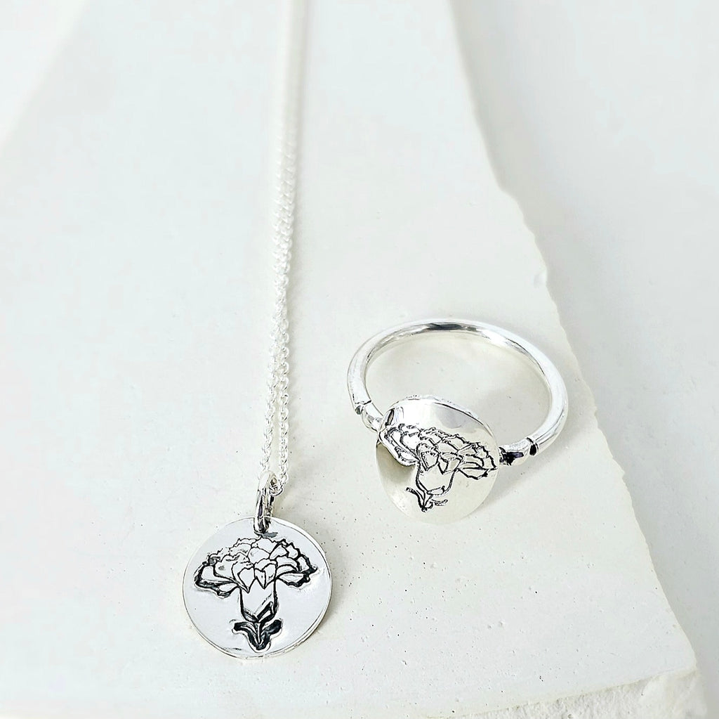 Celebrate Their Story: January - The Birth Flower Pendant