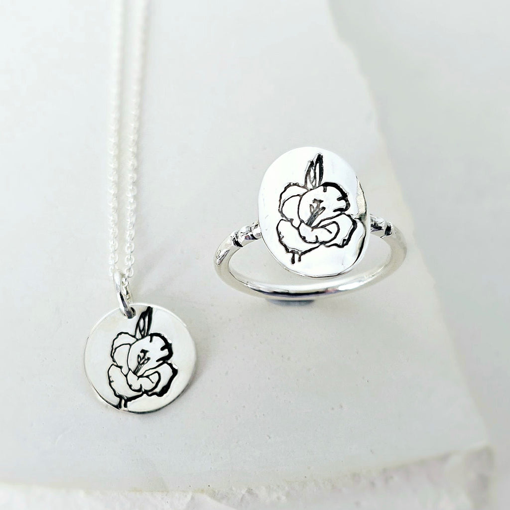 Celebrate Their Story: August - The Birth Flower Ring