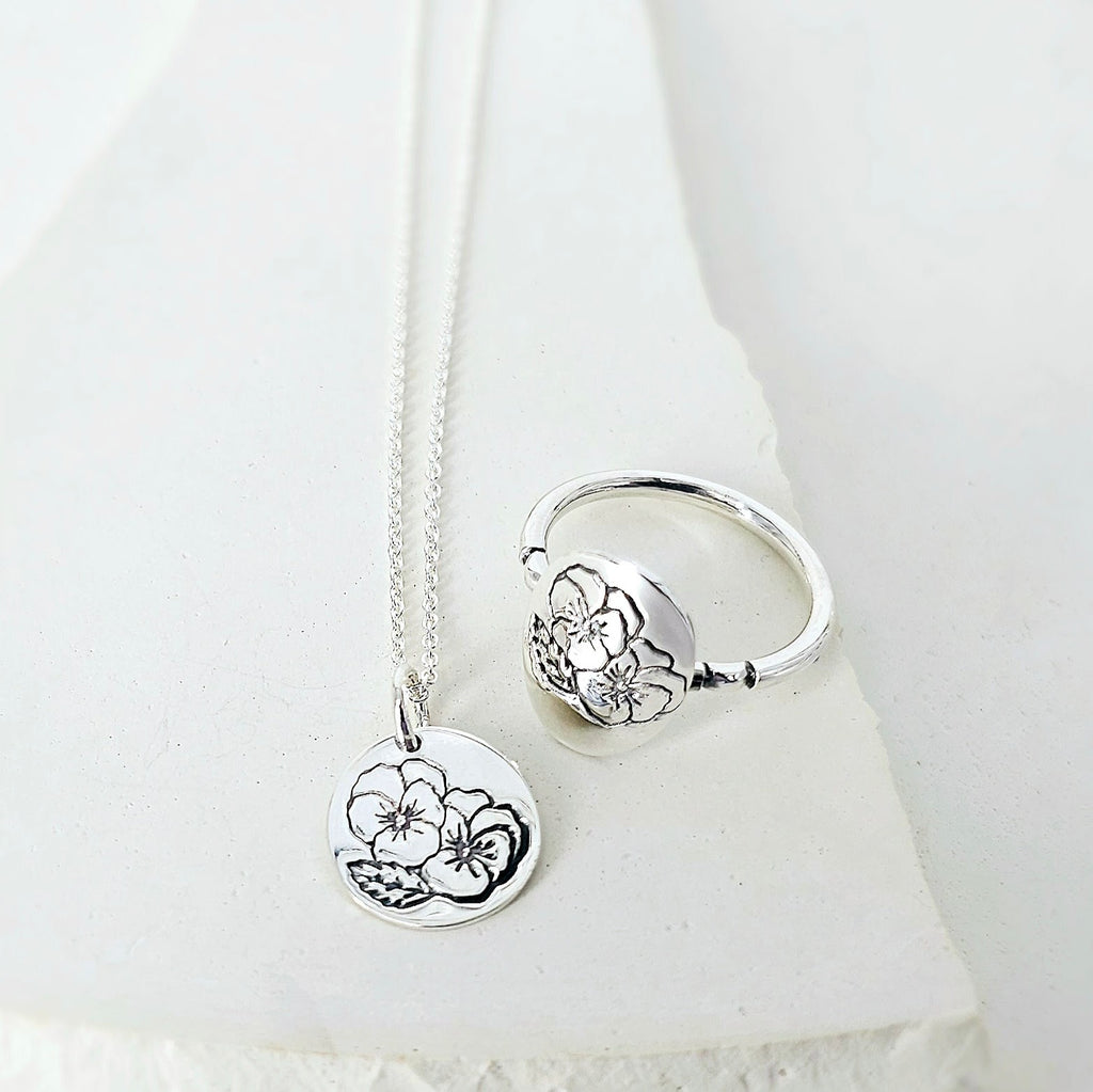 Celebrate Their Story: February - The Birth Flower Pendant