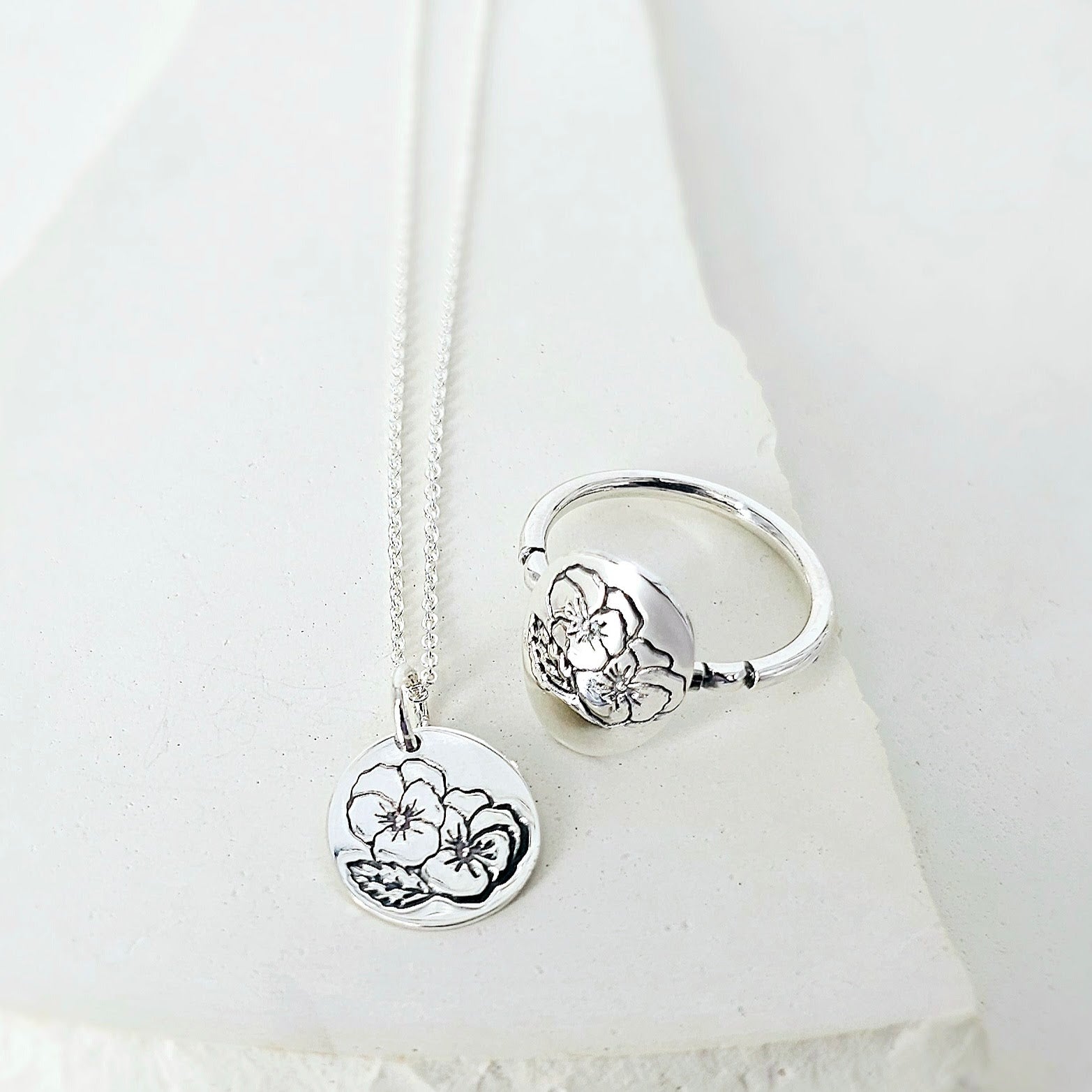 Celebrate Their Story: February - The Birth Flower Pendant