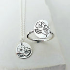 Celebrate Their Story: February - The Birth Flower Ring