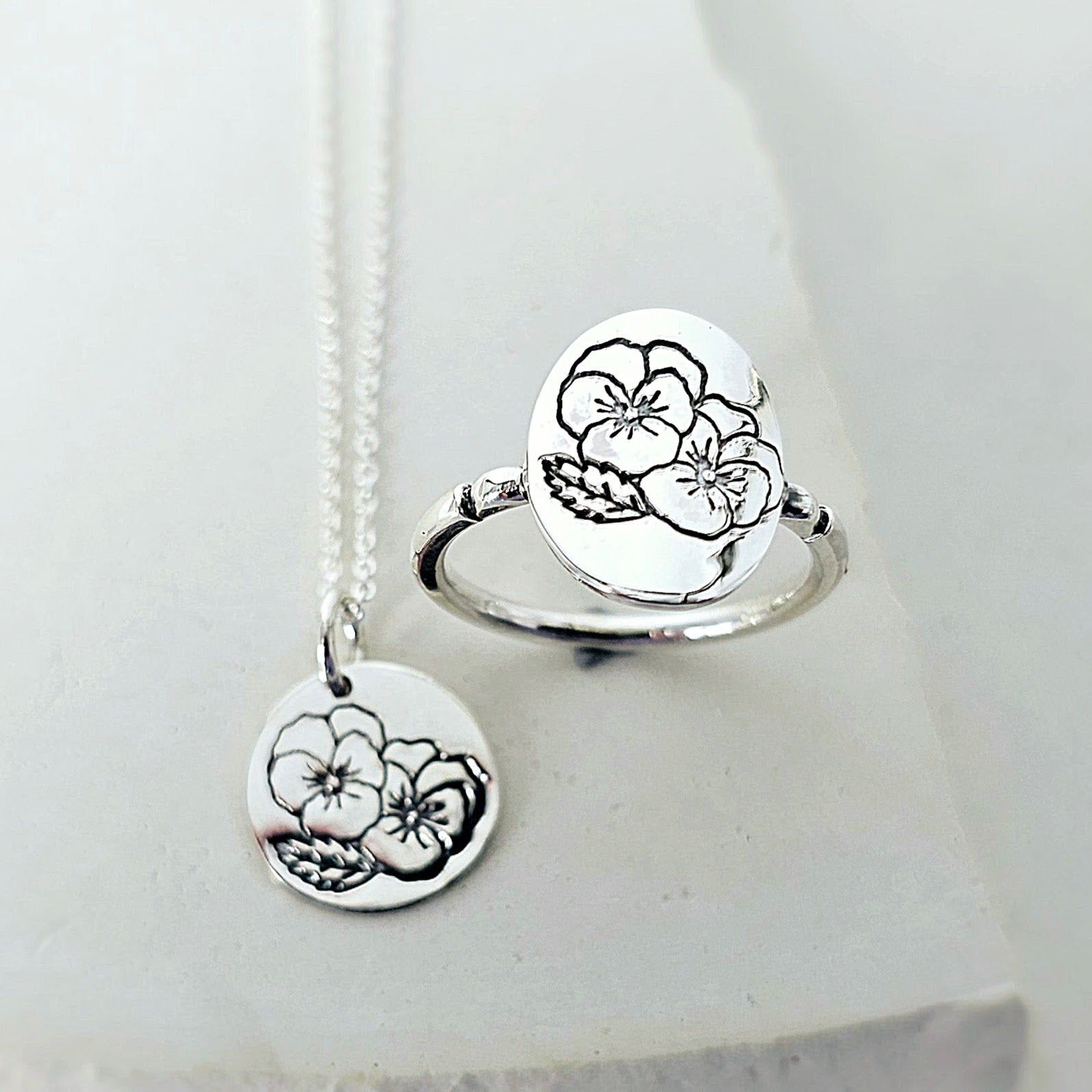 Celebrate Their Story: February - The Birth Flower Ring