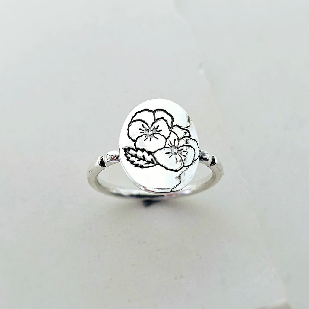 Celebrate Their Story: February - The Birth Flower Ring