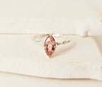 Embrace Elegance: The Pink Tourmaline Whisper Ring