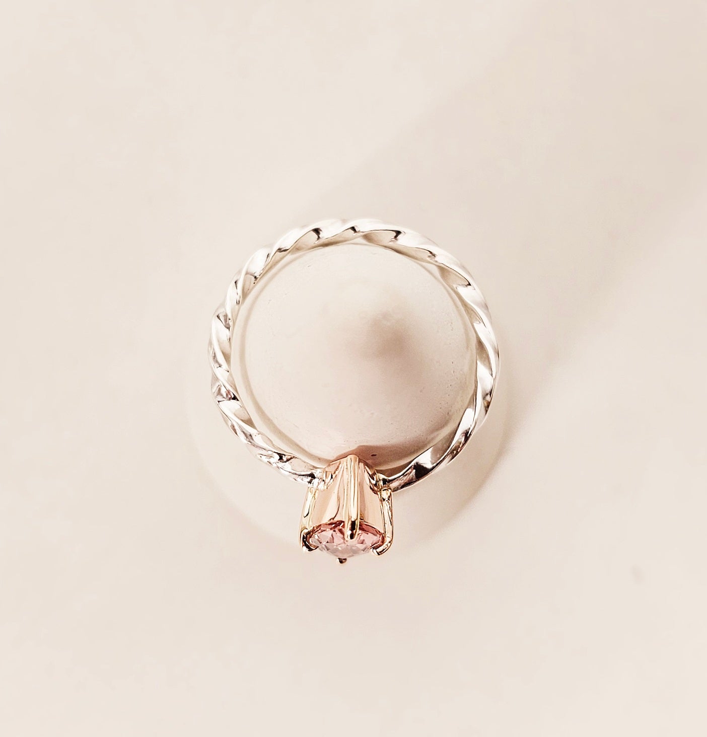 Embrace Elegance: The Pink Tourmaline Whisper Ring