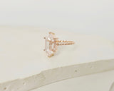 The White Tourmaline Elegance Ring