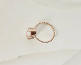 The White Tourmaline Elegance Ring