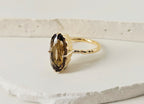 Alure In Every Detail: Smokey Quartz Ring