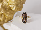 Alure In Every Detail: Smokey Quartz Ring