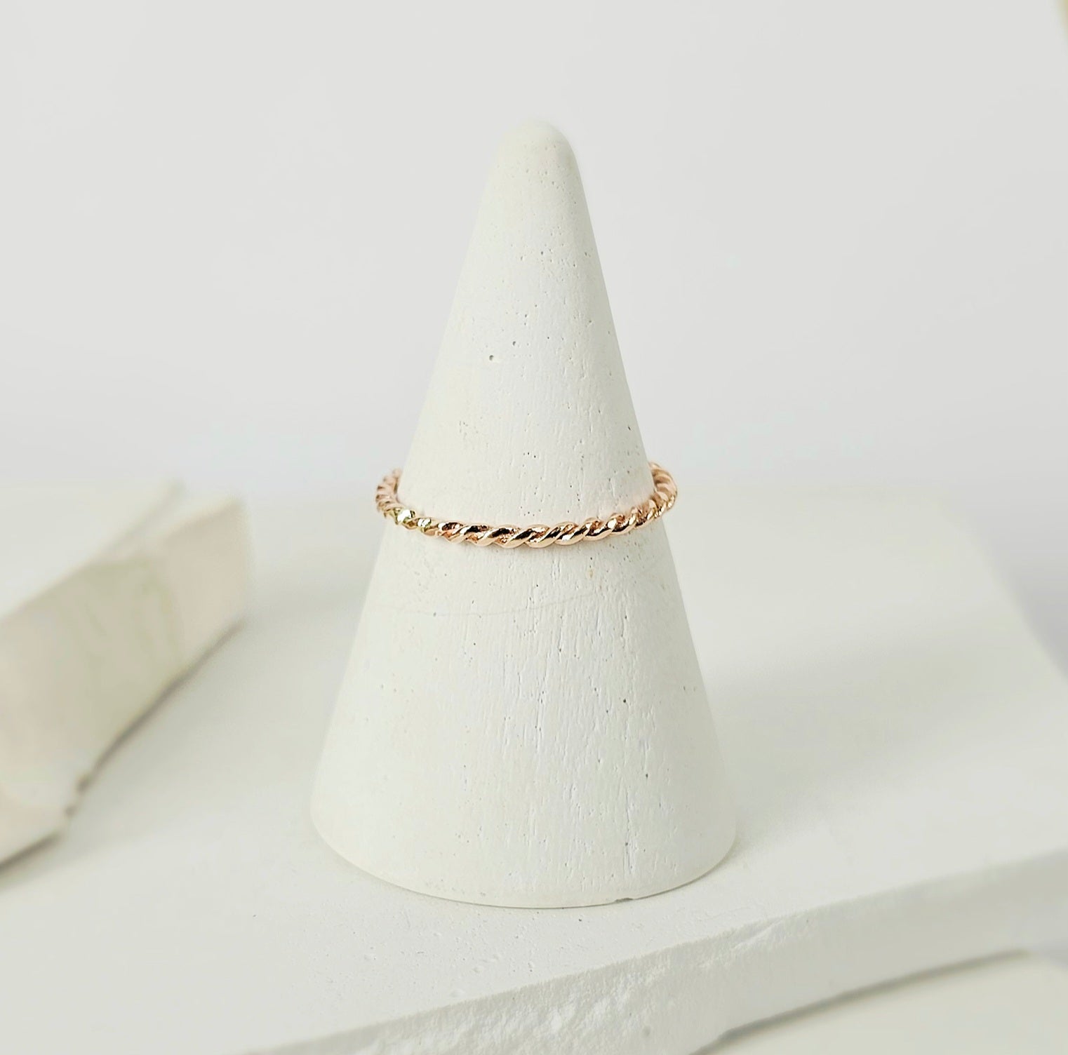 Discover Your Signature Stack: Twist of Gold Ring In 9ct Red