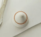 Discover Your Signature Stack: Twist of Gold Ring In 9ct Red