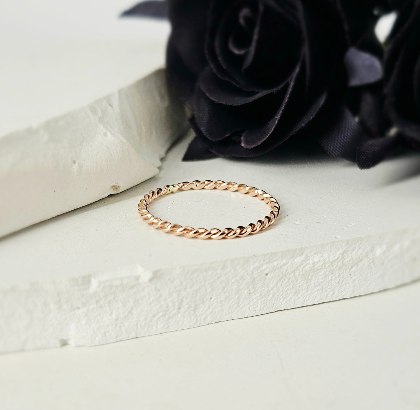 Discover Your Signature Stack: Twist of Gold Ring In 9ct Red