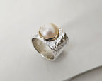 Discover Your Next Signature Piece: 11mm Cream Mabe Pearl Ring
