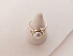 Timeless Elegance: 10mmCream Mabe Pearl Ring