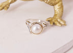 Timeless Elegance: 10mmCream Mabe Pearl Ring