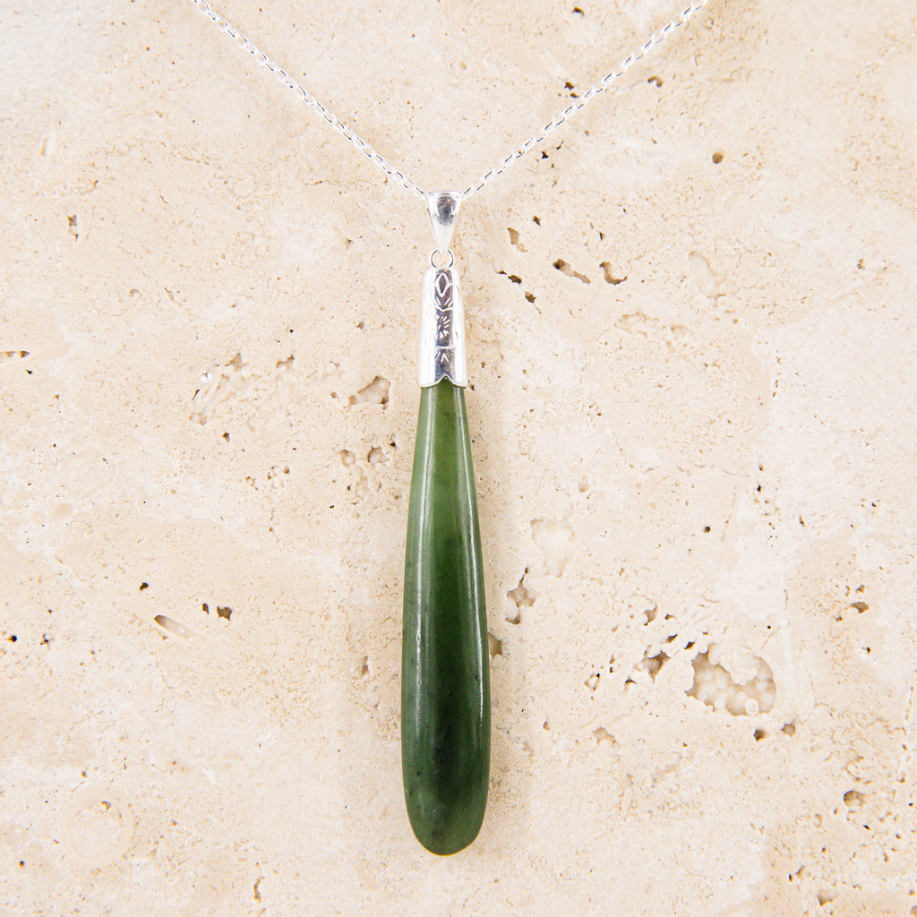 Pounamu Drop Pendant Necklace