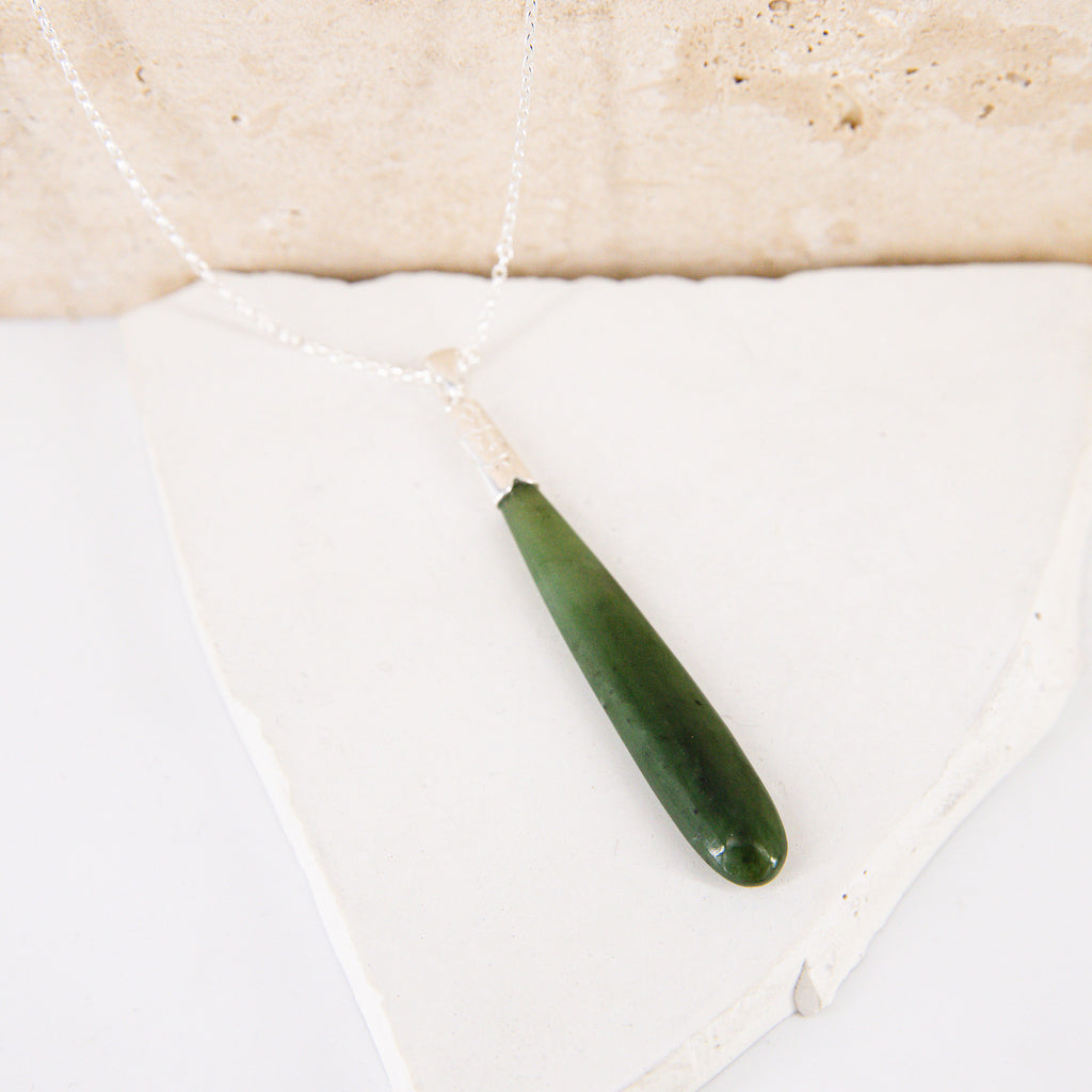 Pounamu Drop Pendant Necklace