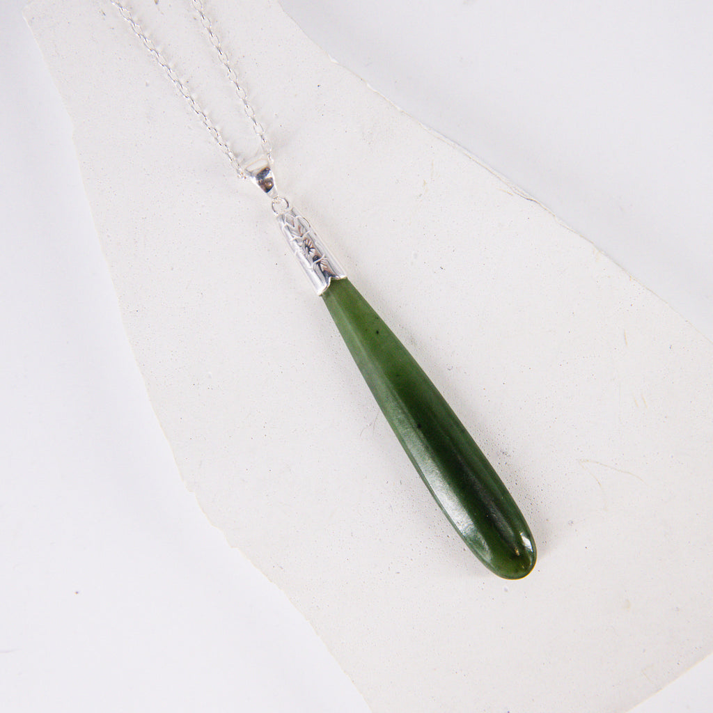 Pounamu Drop Pendant Necklace