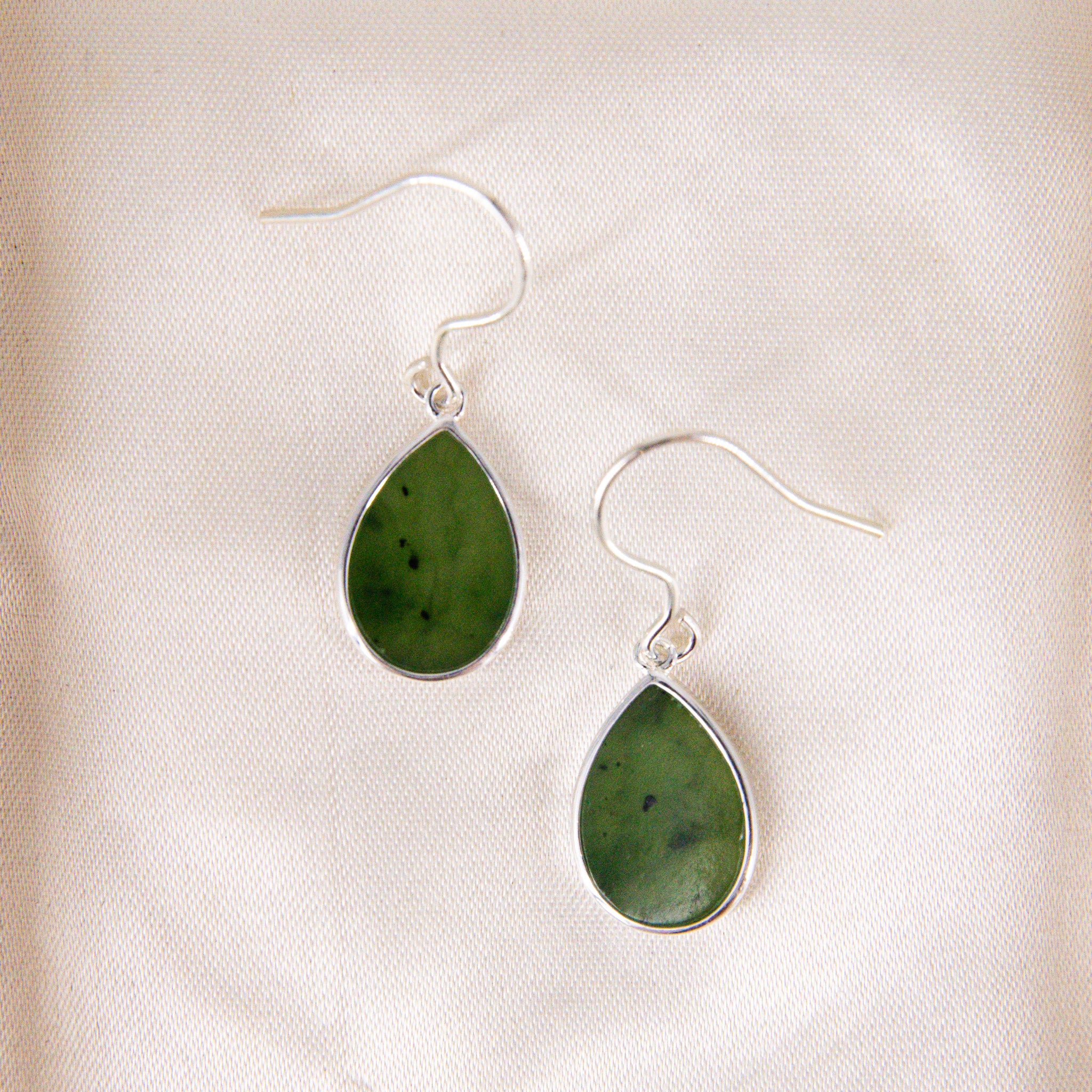 Pounamu Teardrop Earrings