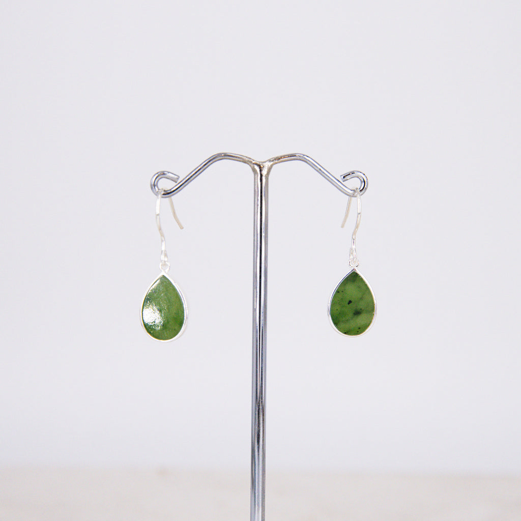 Pounamu Teardrop Earrings