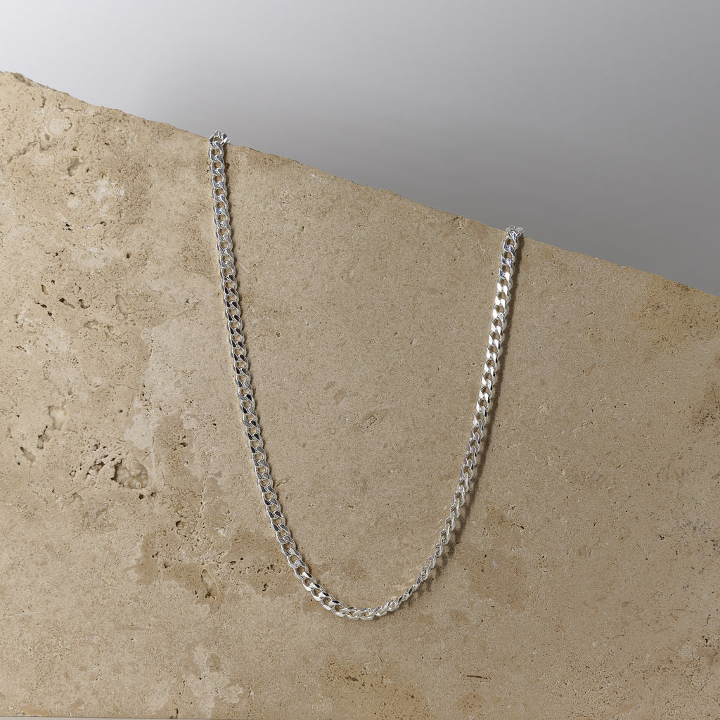 Bevel Dia Cut Curb Chain 55cm