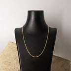 9ct Diamond Cut Paperclip Chain