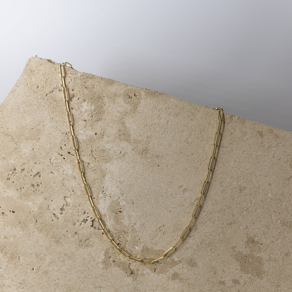 9ct Paperclip Chain