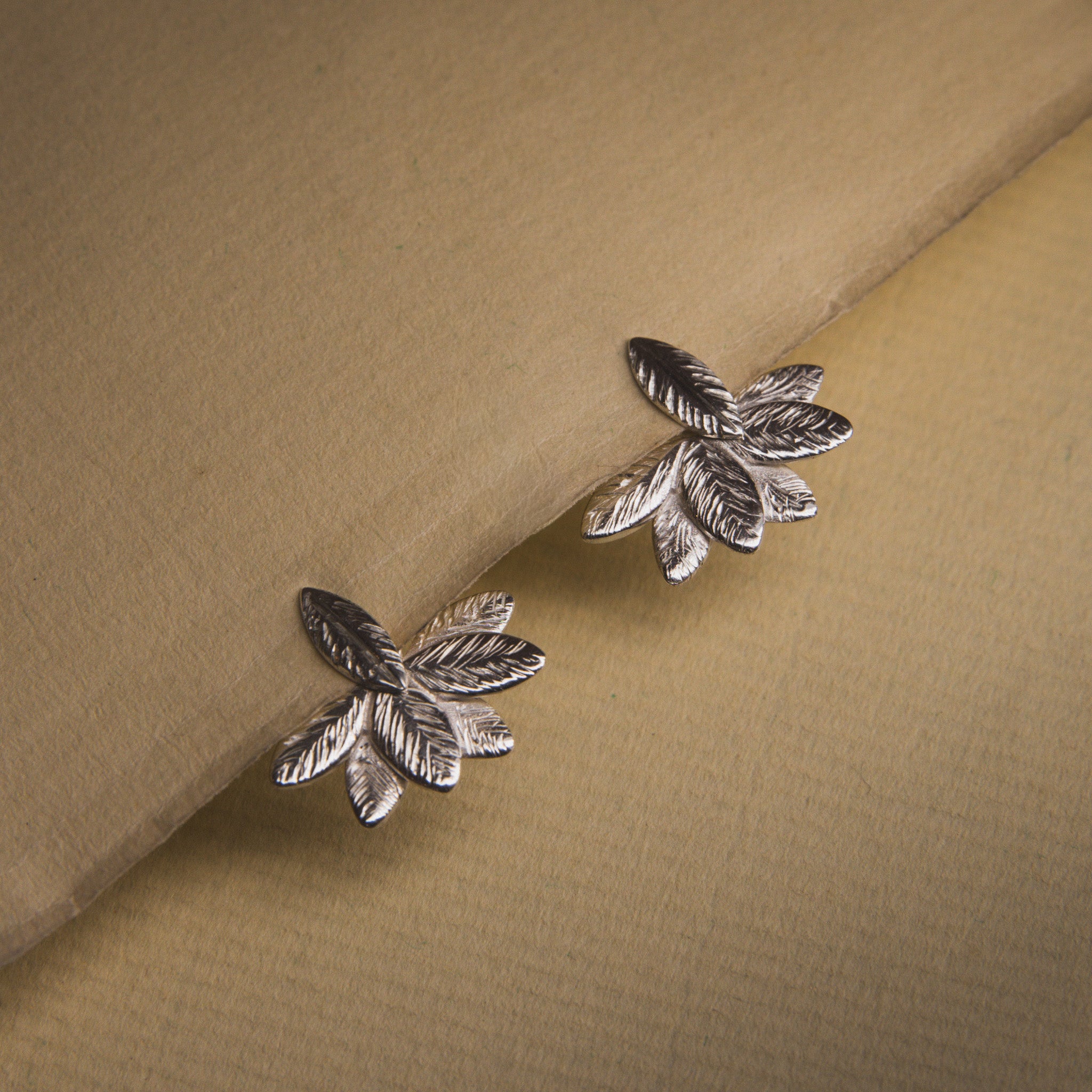 Botanical Leaf Studs