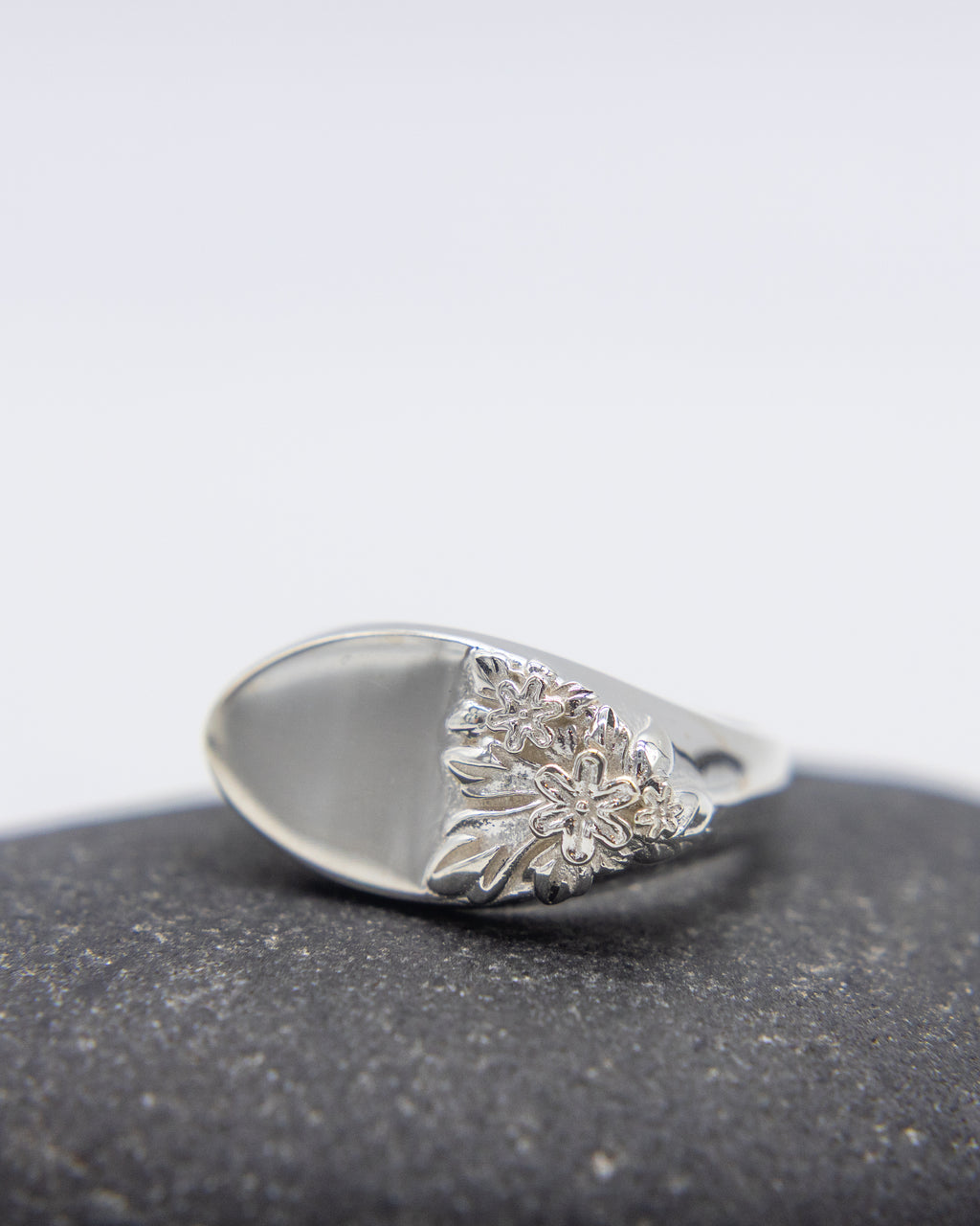 Flower Signet Ring