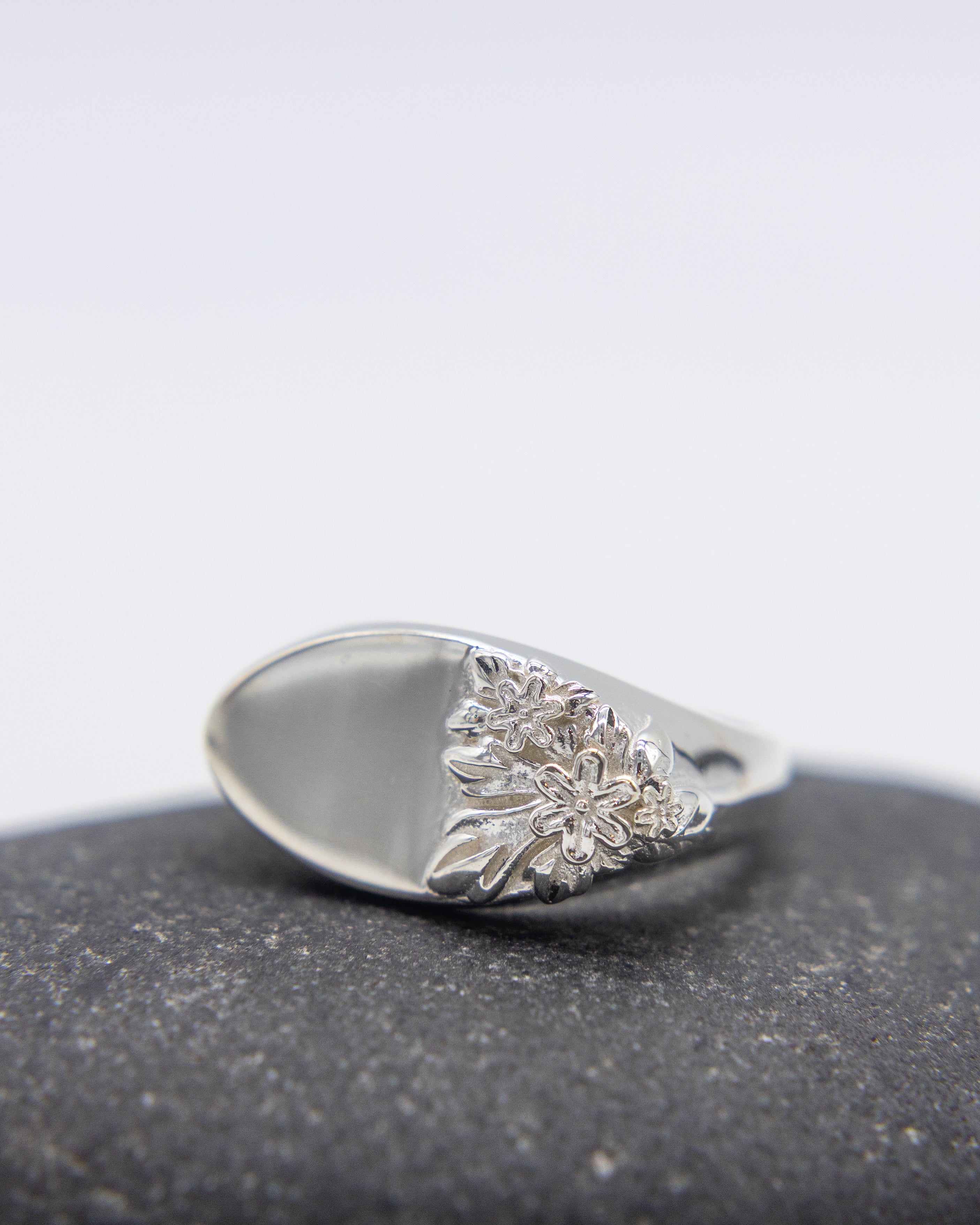 Flower Signet Ring
