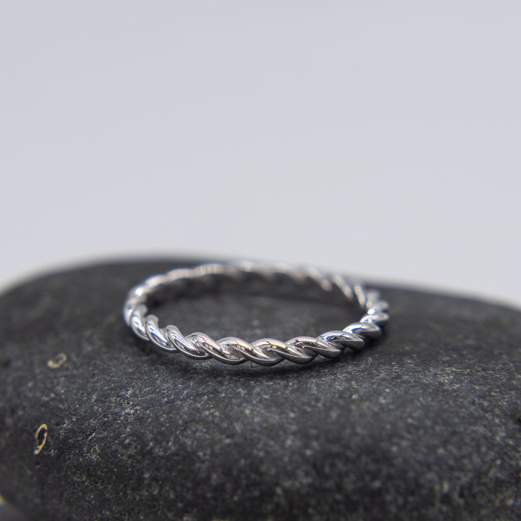 Silver Twist RIng