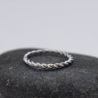 Silver Twist RIng