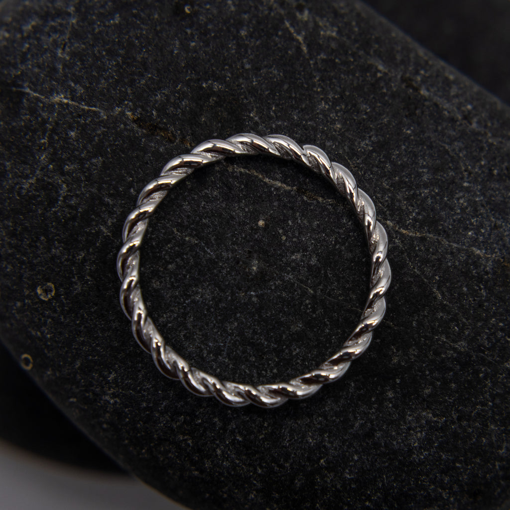 Silver Twist RIng