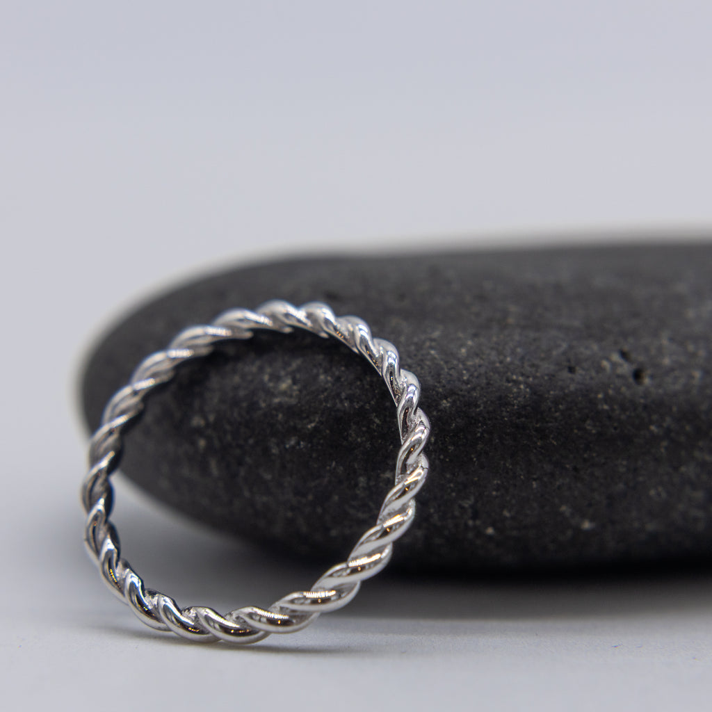 Silver Twist RIng