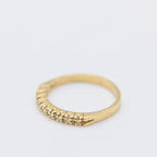 9ct Yellow Gold and Diamond RIng