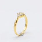 9ct Yellow  Gold Diamond Ring