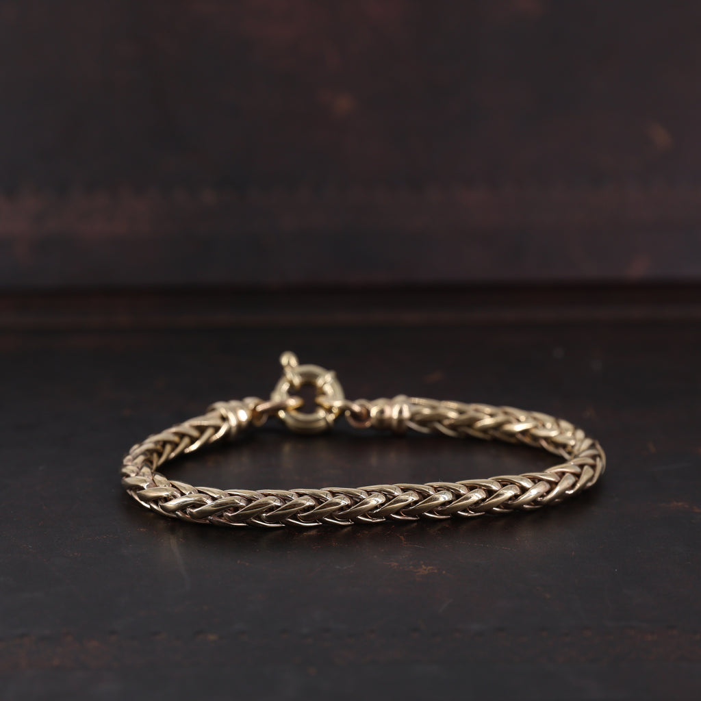 9ct Yellow Gold Norfolk Pine Bracelet