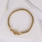 9ct Yellow Gold Norfolk Pine Bracelet